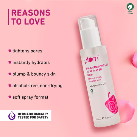 Bulgarian Valley Rose Water Toner for tighter pores