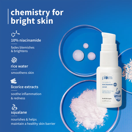 Niacinamide Bright Skin Trio | With Toner, Serum & SPF 50 Sunscreen for Bright Skin new