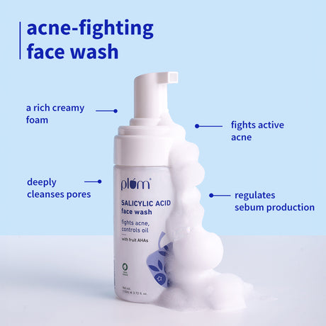 Pore-fect & Protect Combo for Acne-prone skin with Salicylic Acid Face Wash, Niacinamide Toner & Niacinamide SPF50 Sunscreen